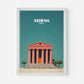 Athens Greece Europe Travel Poster