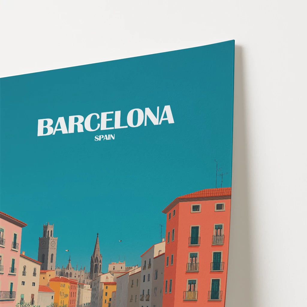 Barcelona Spain Europe Travel Poster