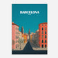 Barcelona Spain Europe Travel Poster