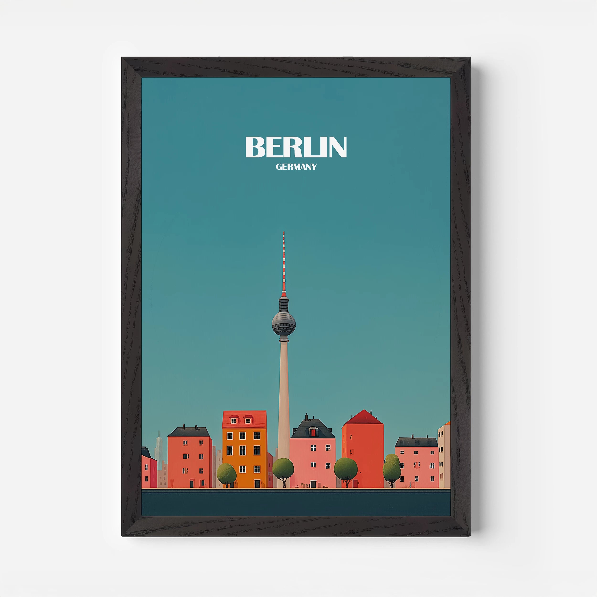 Berlin Germany Europe Travel Poster