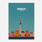Berlin Germany Europe Travel Poster