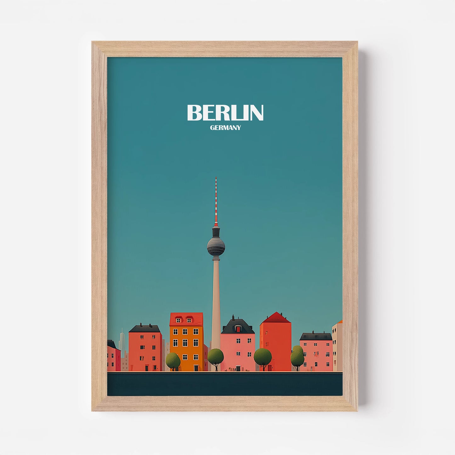 Berlin Germany Europe Travel Poster