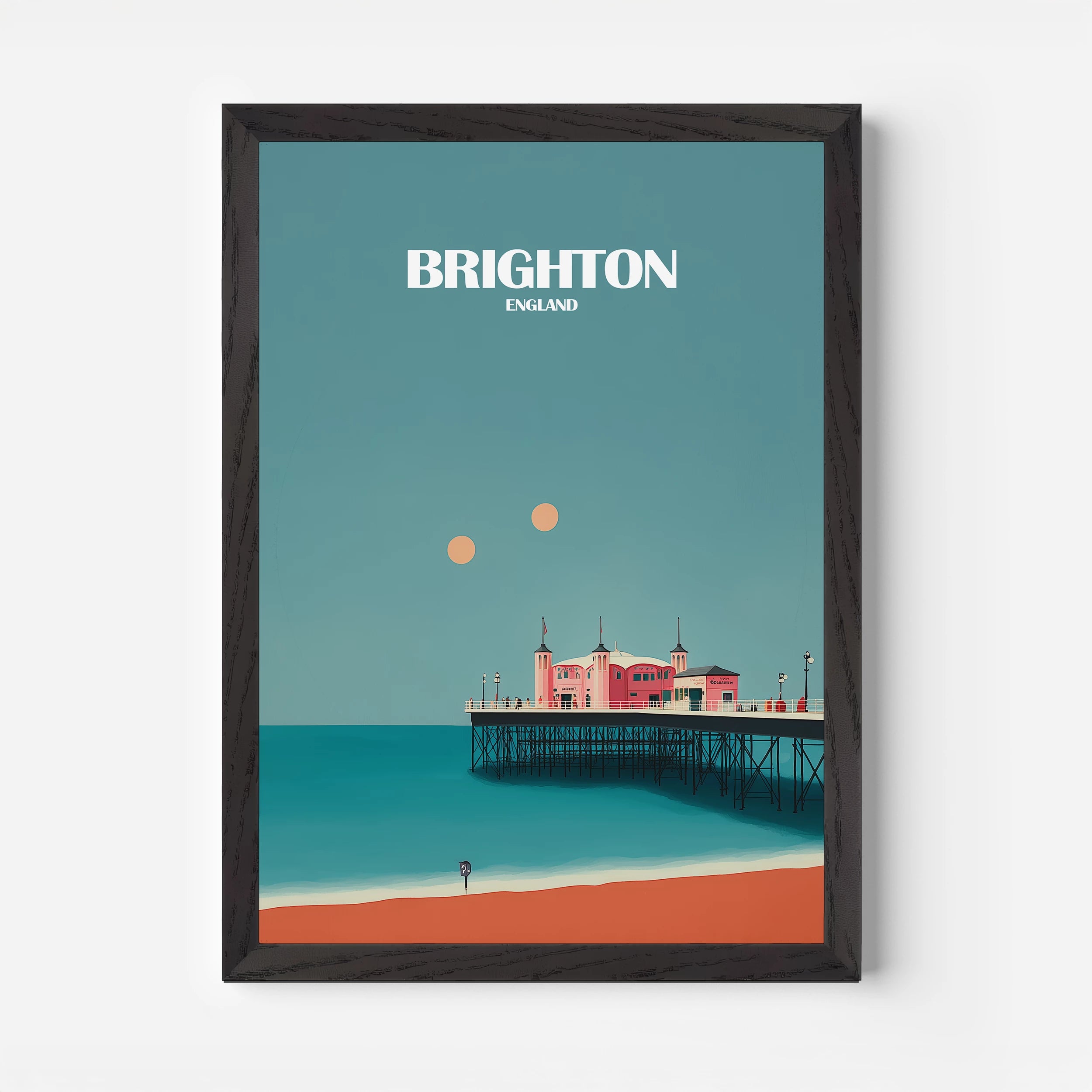 Brighton Pier England Travel Poster