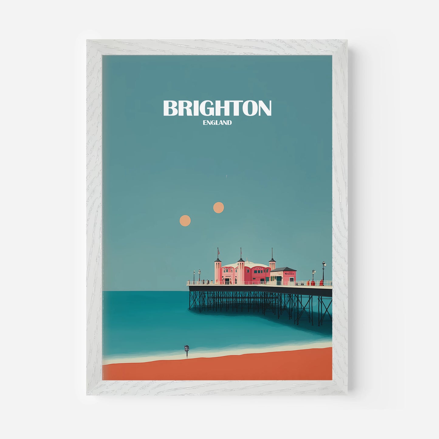 Brighton Pier England Travel Poster