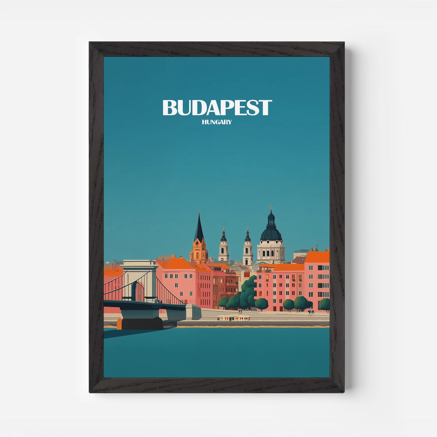 Budapest Hungary Europe Travel Poster