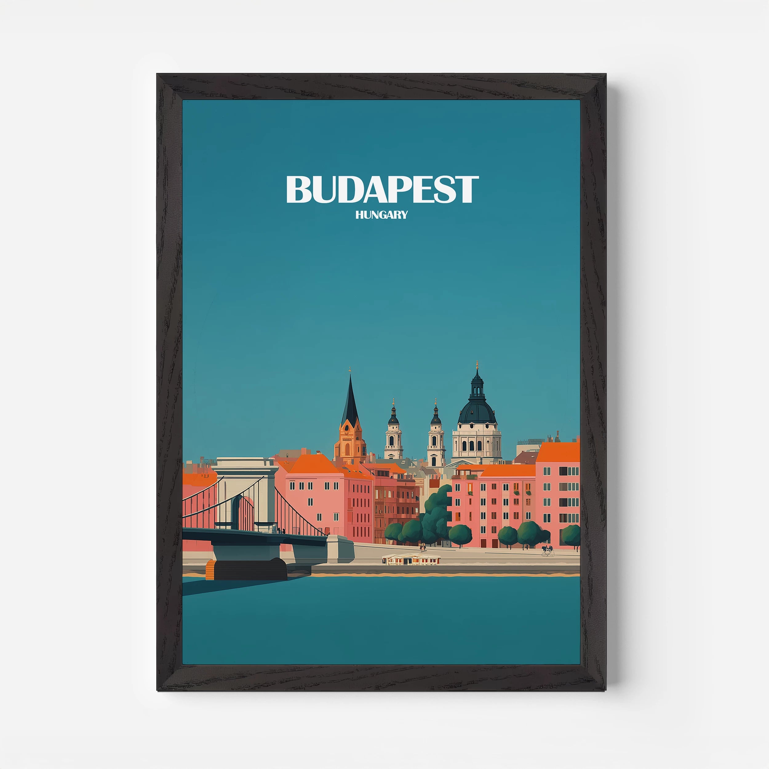 Budapest Hungary Europe Travel Poster