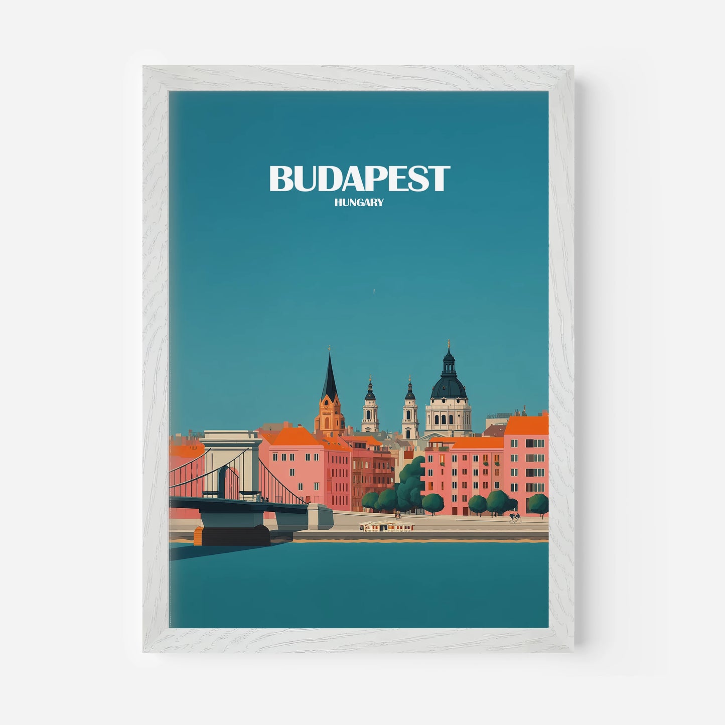 Budapest Hungary Europe Travel Poster