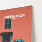 Copenhagen Cafe Denmark Europe Travel Poster