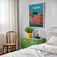 Copenhagen Denmark Europe Travel Poster