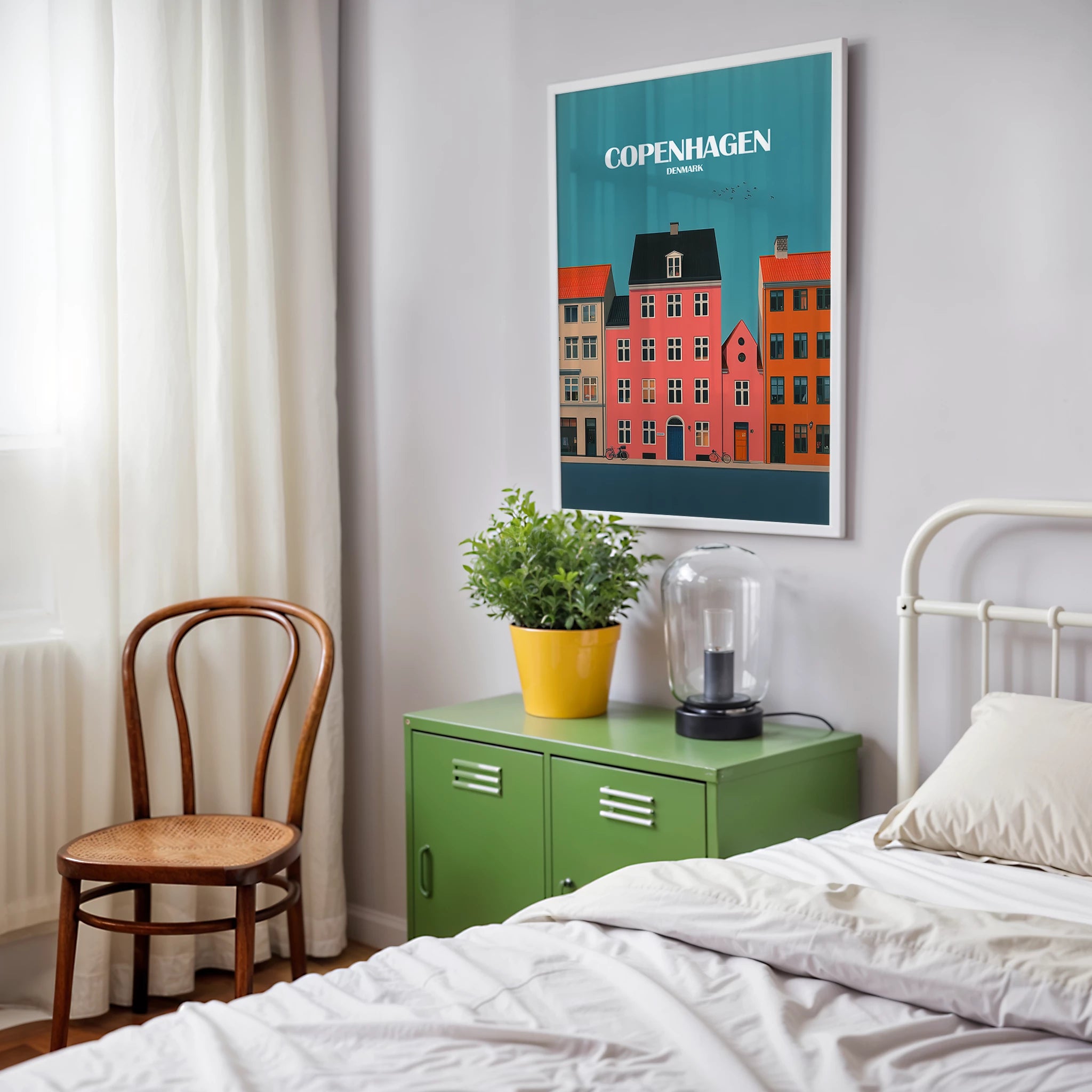 Copenhagen Denmark Europe Travel Poster
