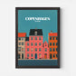 Copenhagen Denmark Europe Travel Poster