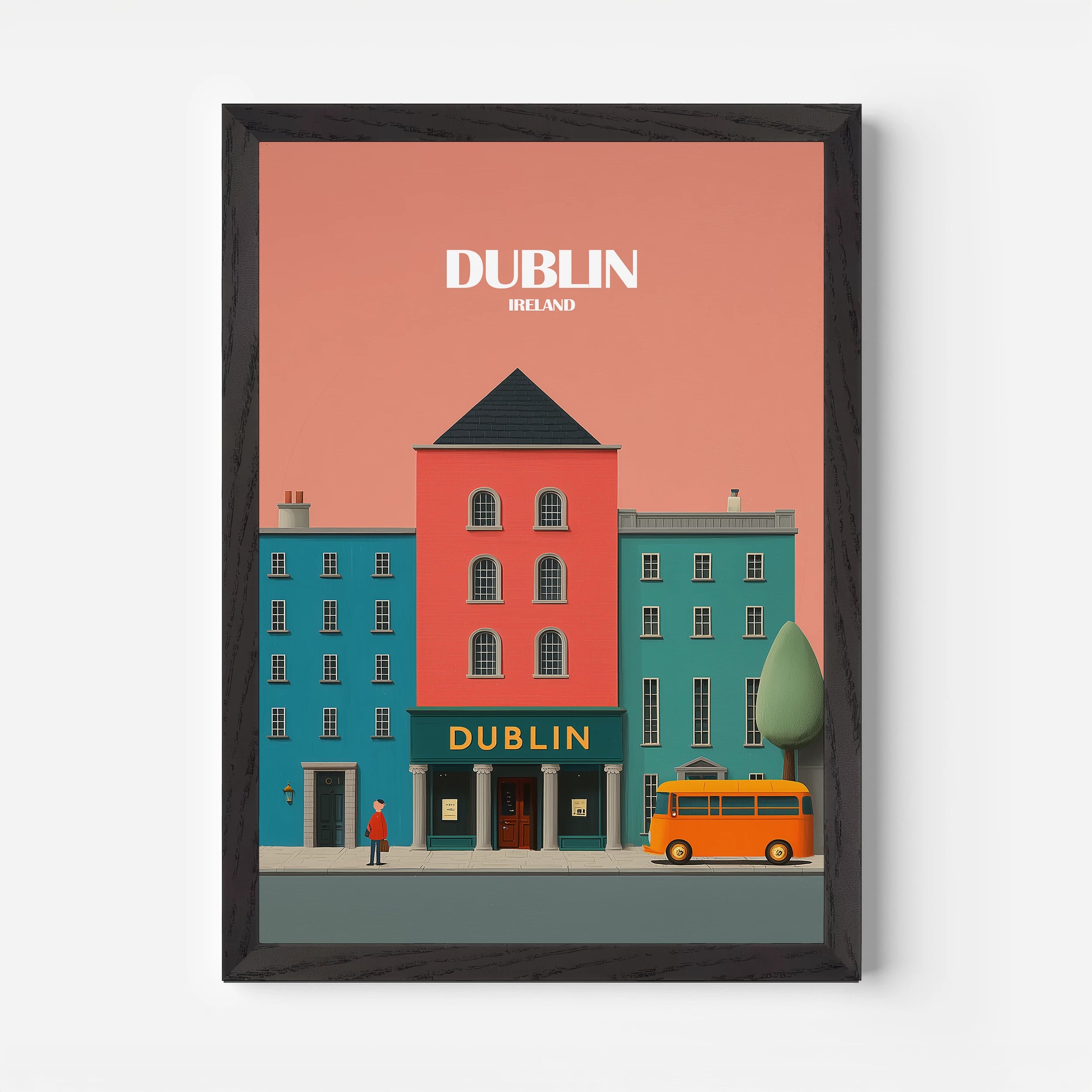 Dublin Republic Of Ireland Europe Travel Poster