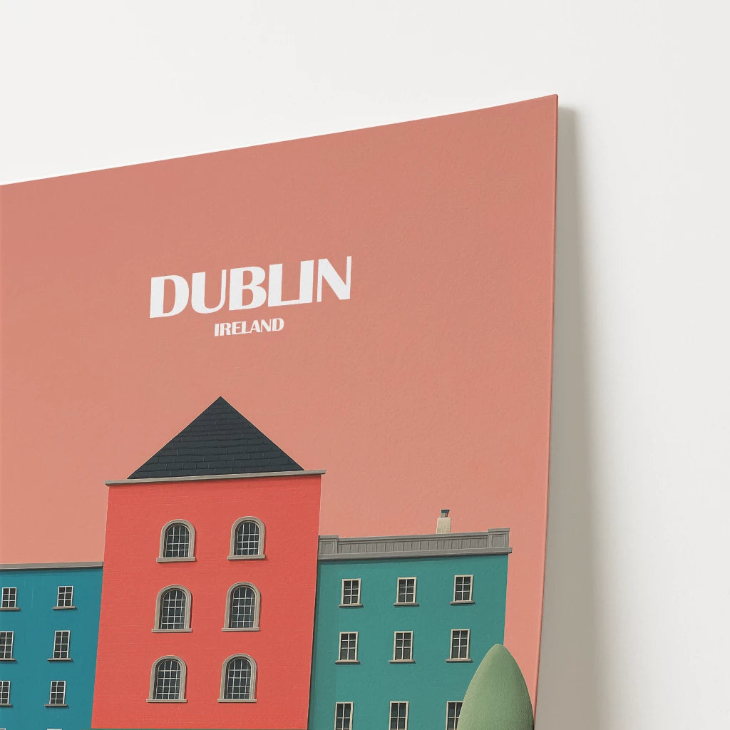 Dublin Republic Of Ireland Europe Travel Poster