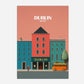 Dublin Republic Of Ireland Europe Travel Poster