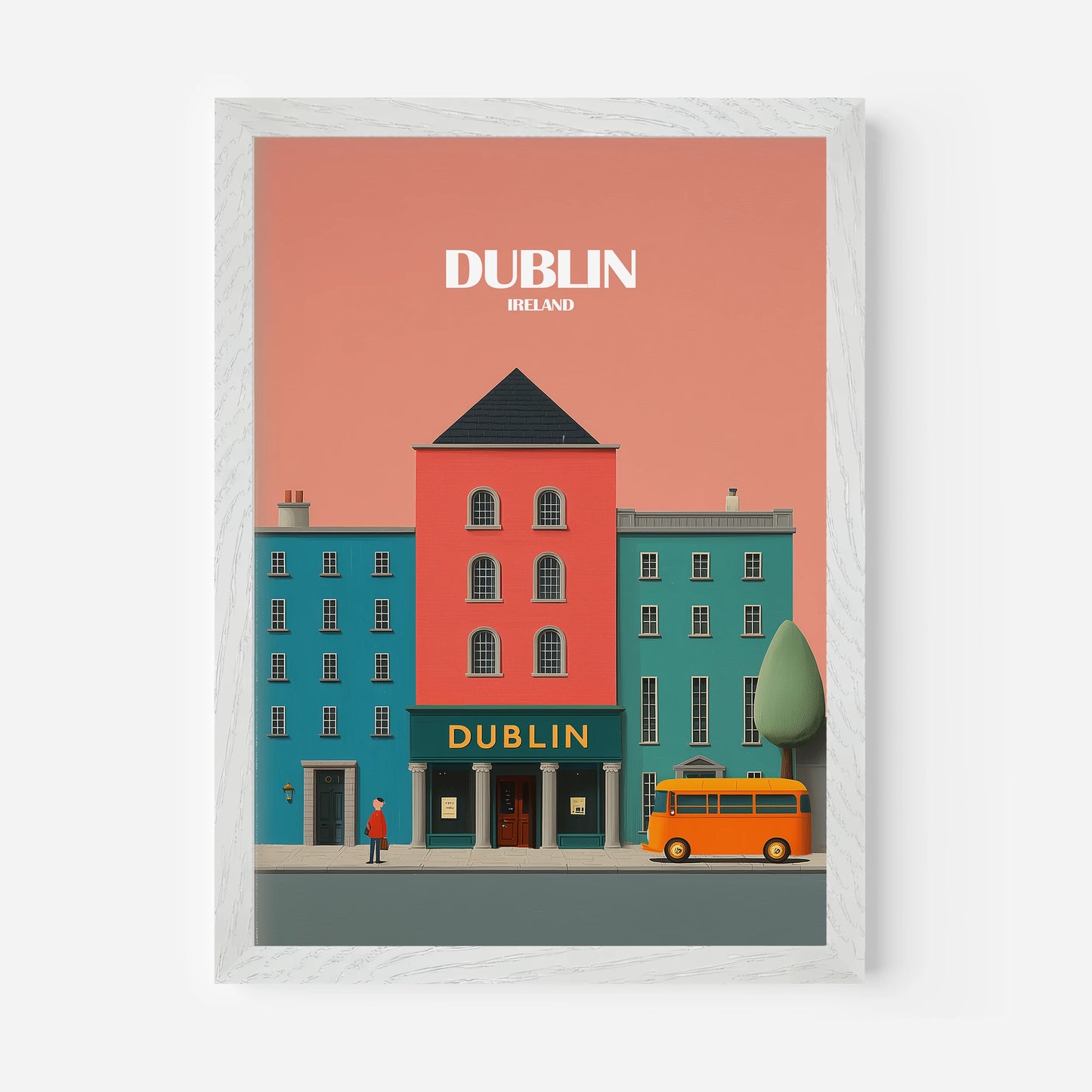 Dublin Republic Of Ireland Europe Travel Poster