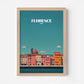 Florence Italy Europe Travel Poster