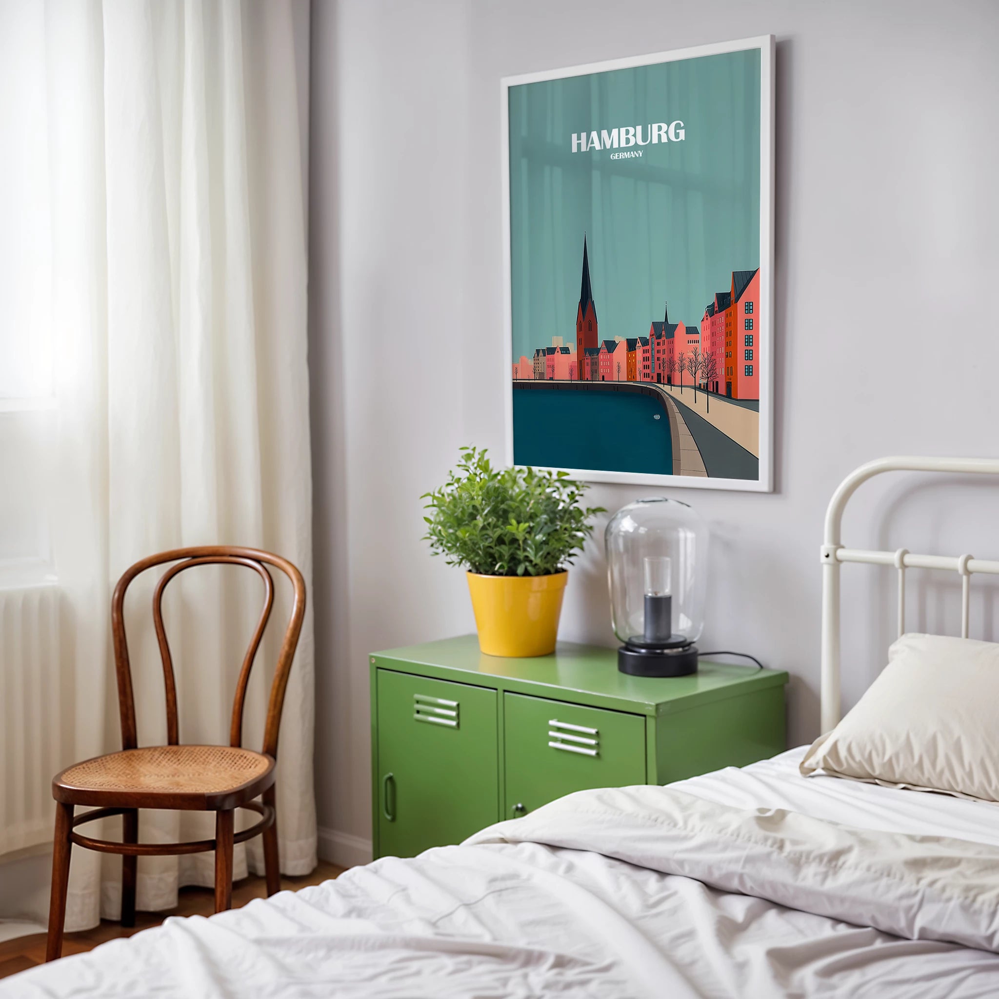 Hamburg Germany Europe Travel Poster