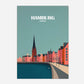 Hamburg Germany Europe Travel Poster
