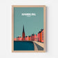 Hamburg Germany Europe Travel Poster
