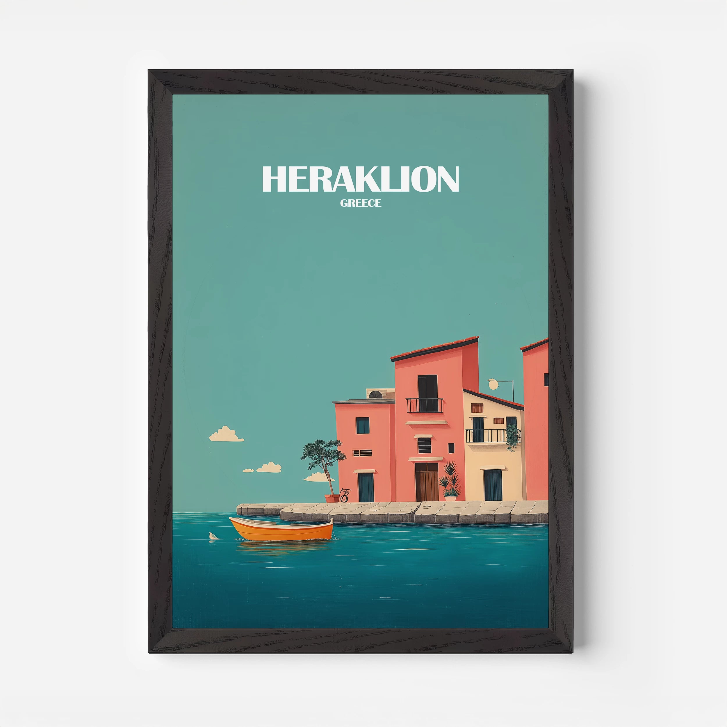 Heraklion Greece Europe Travel Poster