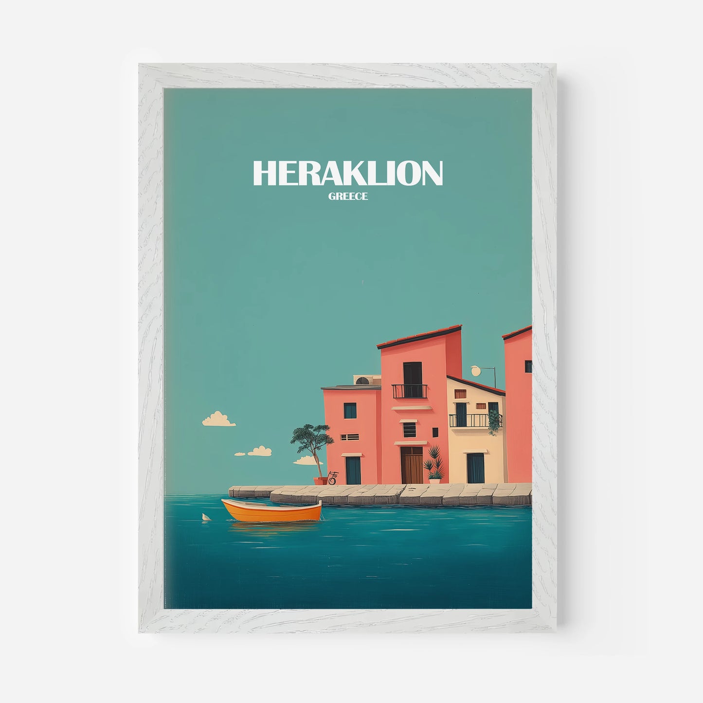 Heraklion Greece Europe Travel Poster