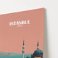 Istanbul Turkey Europe Travel Poster