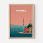 Istanbul Turkey Europe Travel Poster