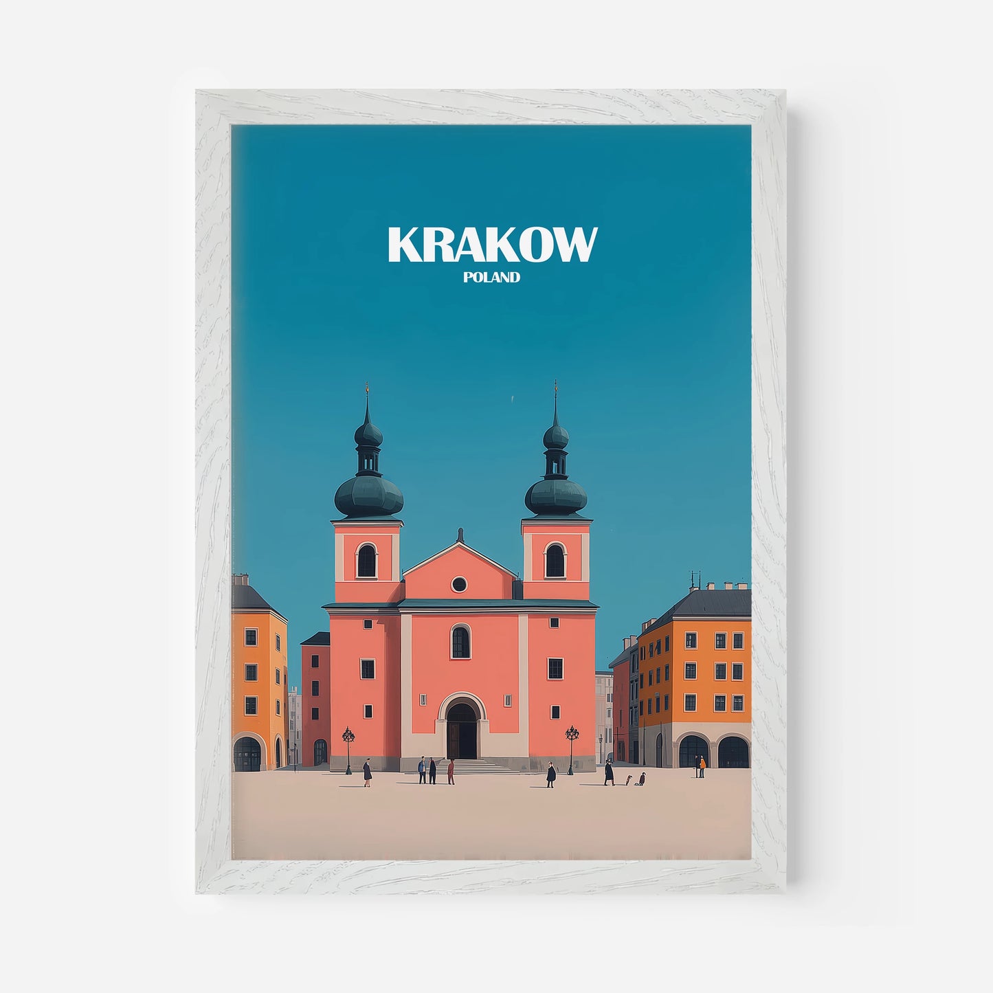 Krakow Poland Europe Travel Poster