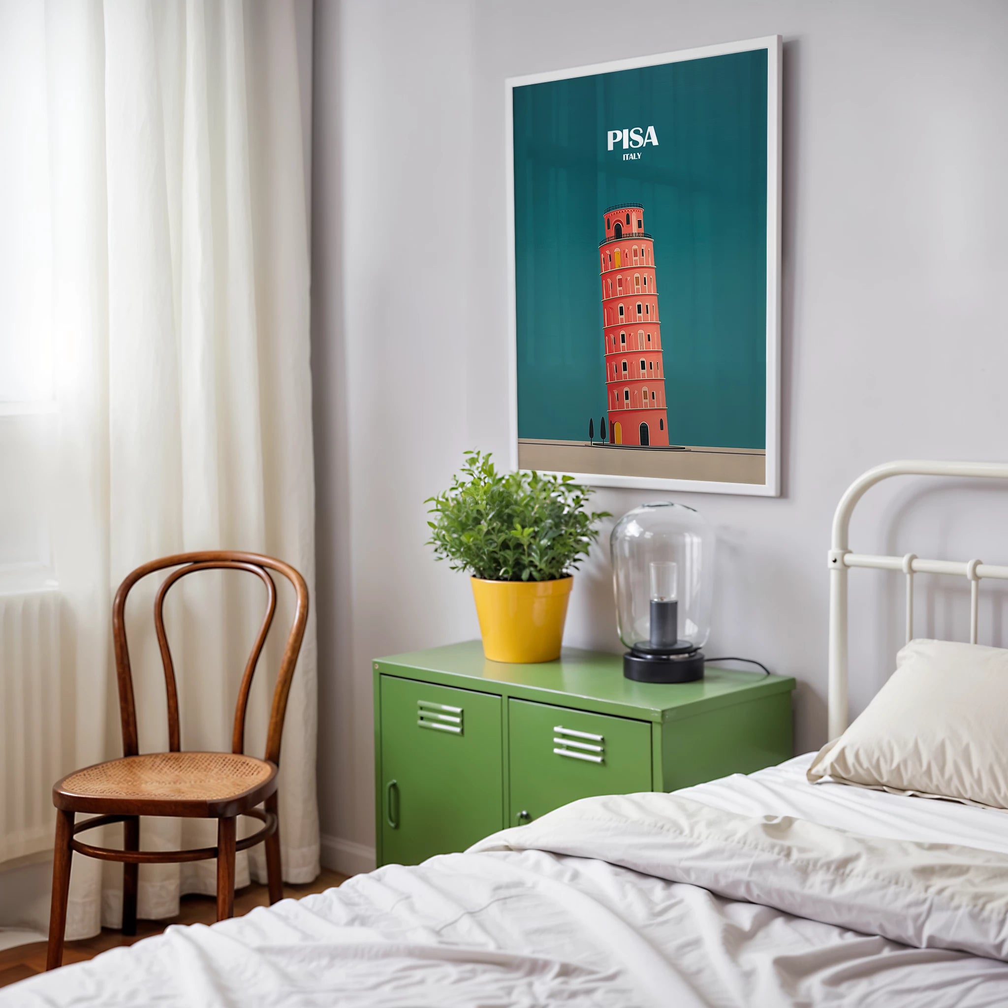 Pisa Italy Europe Travel Poster