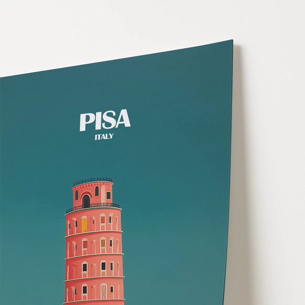 Pisa Italy Europe Travel Poster