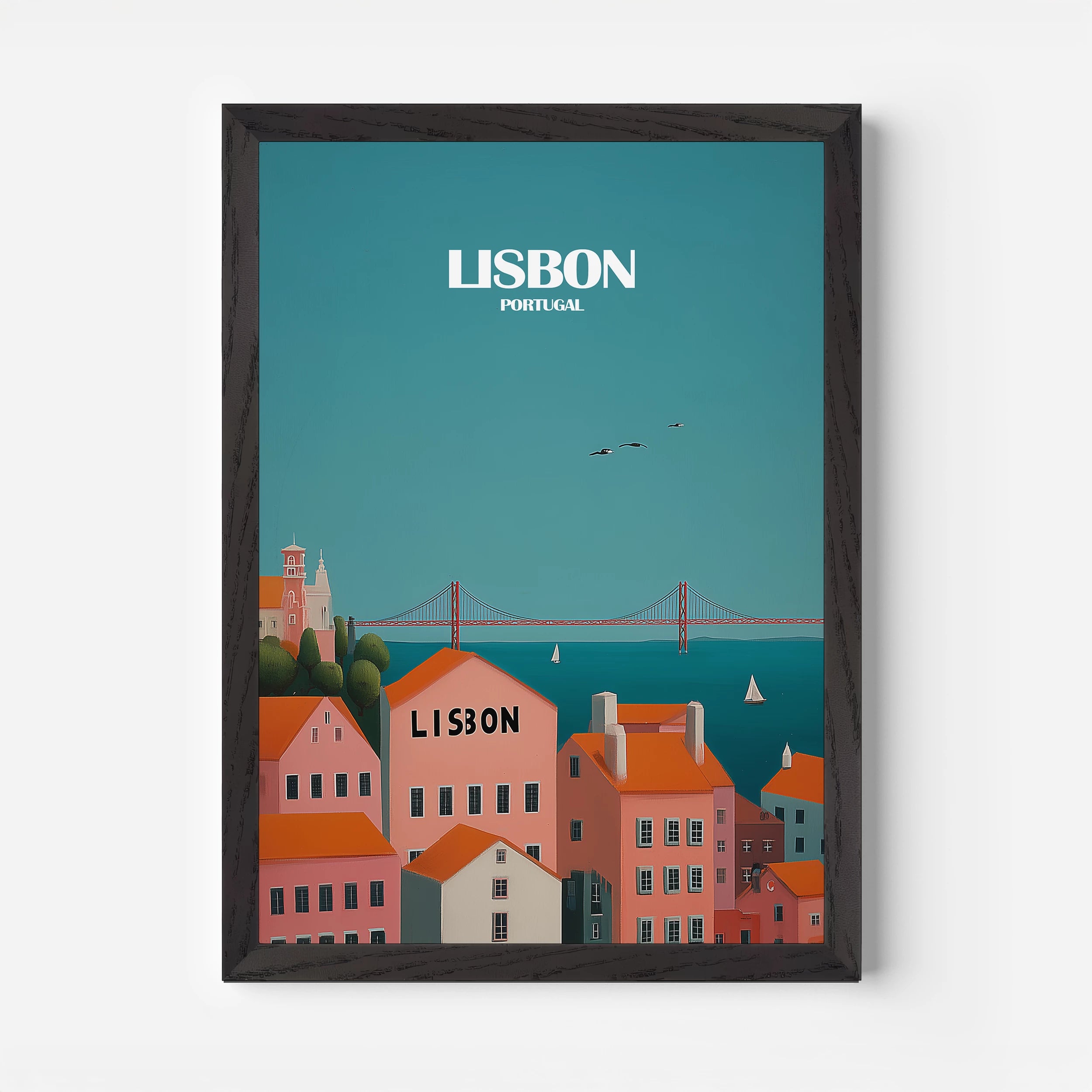Lisbon Portugal Europe Travel Poster