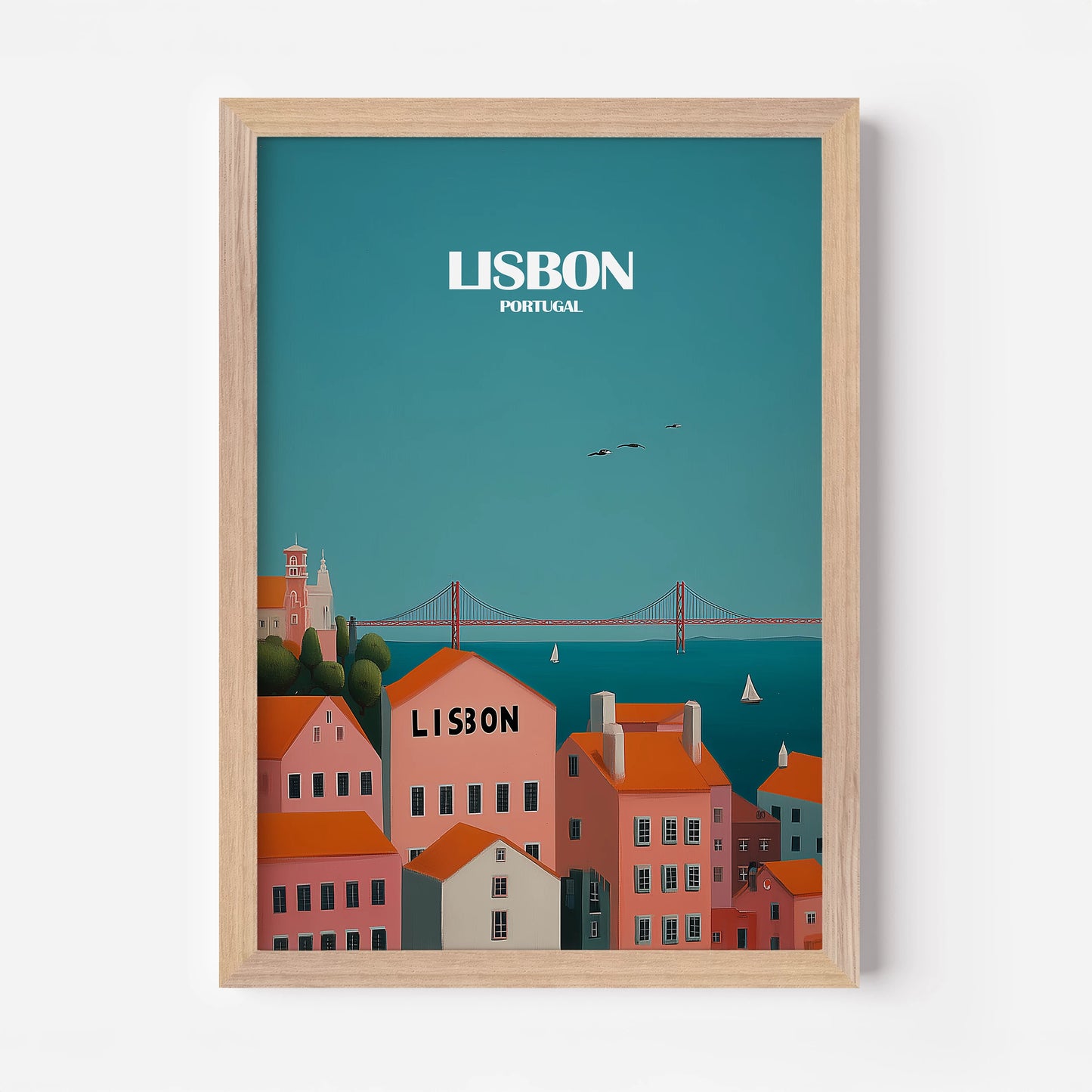Lisbon Portugal Europe Travel Poster