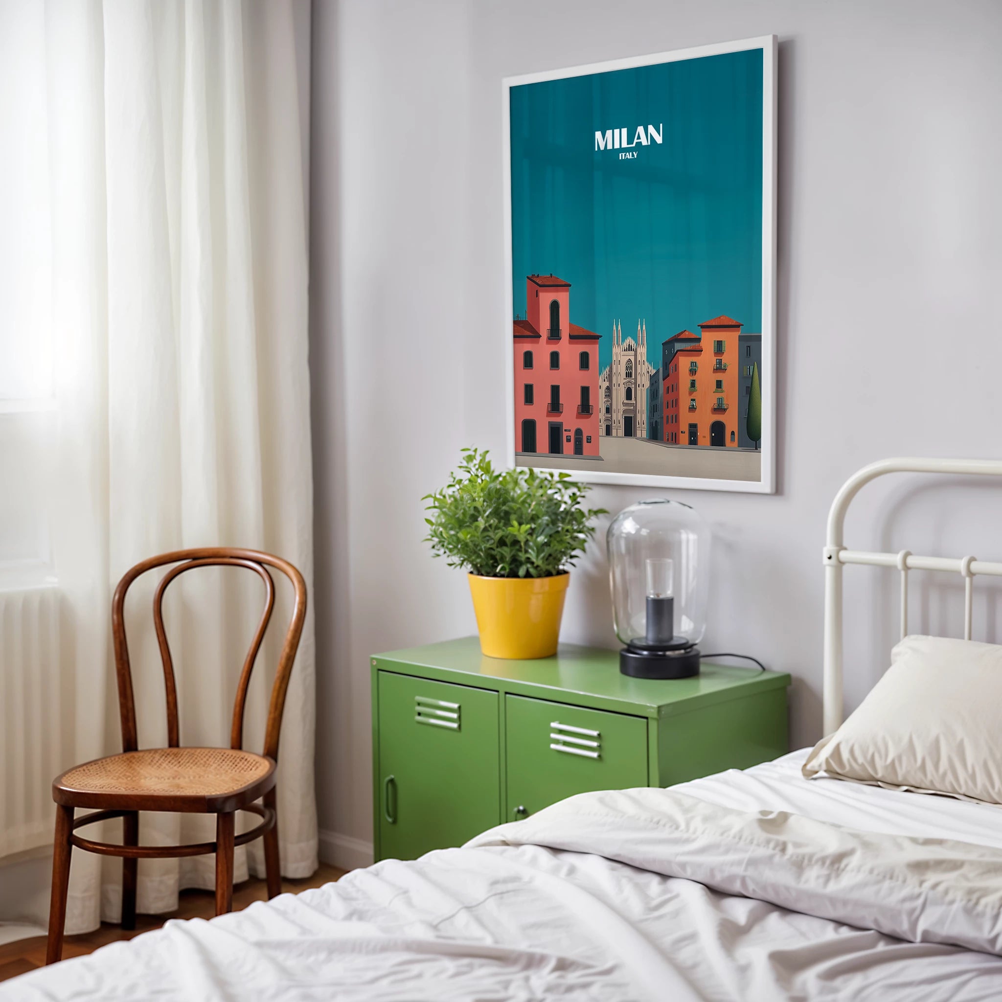 Milan Italy Europe Travel Poster