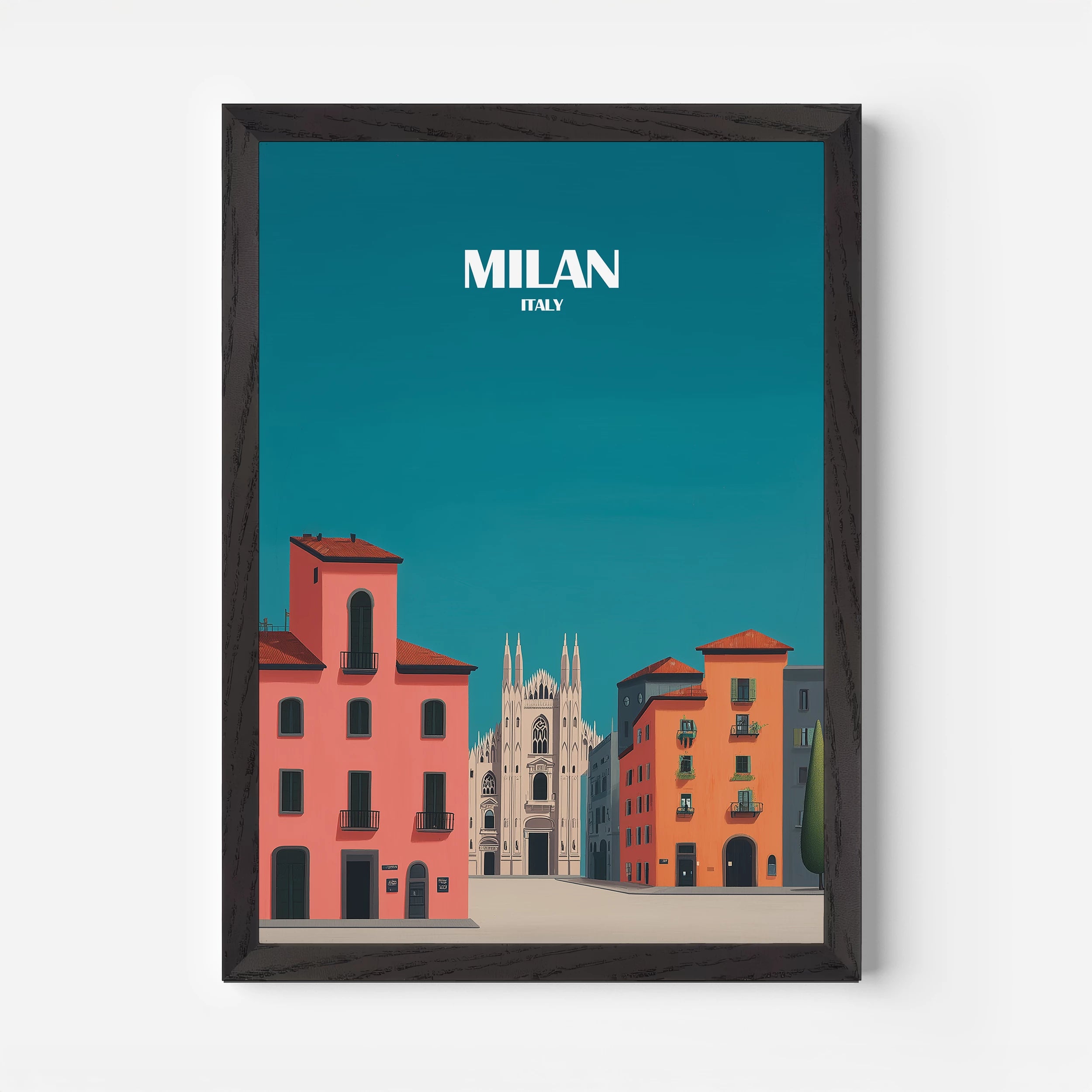Milan Italy Europe Travel Poster