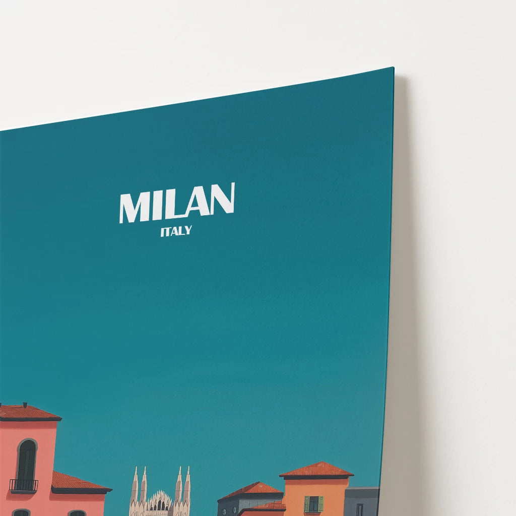 Milan Italy Europe Travel Poster