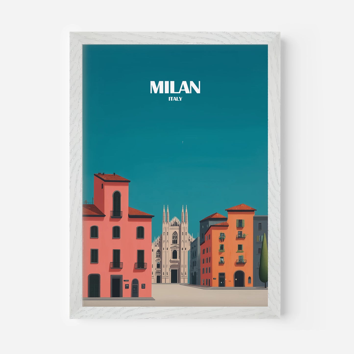 Milan Italy Europe Travel Poster
