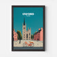 Oxford England Travel Poster