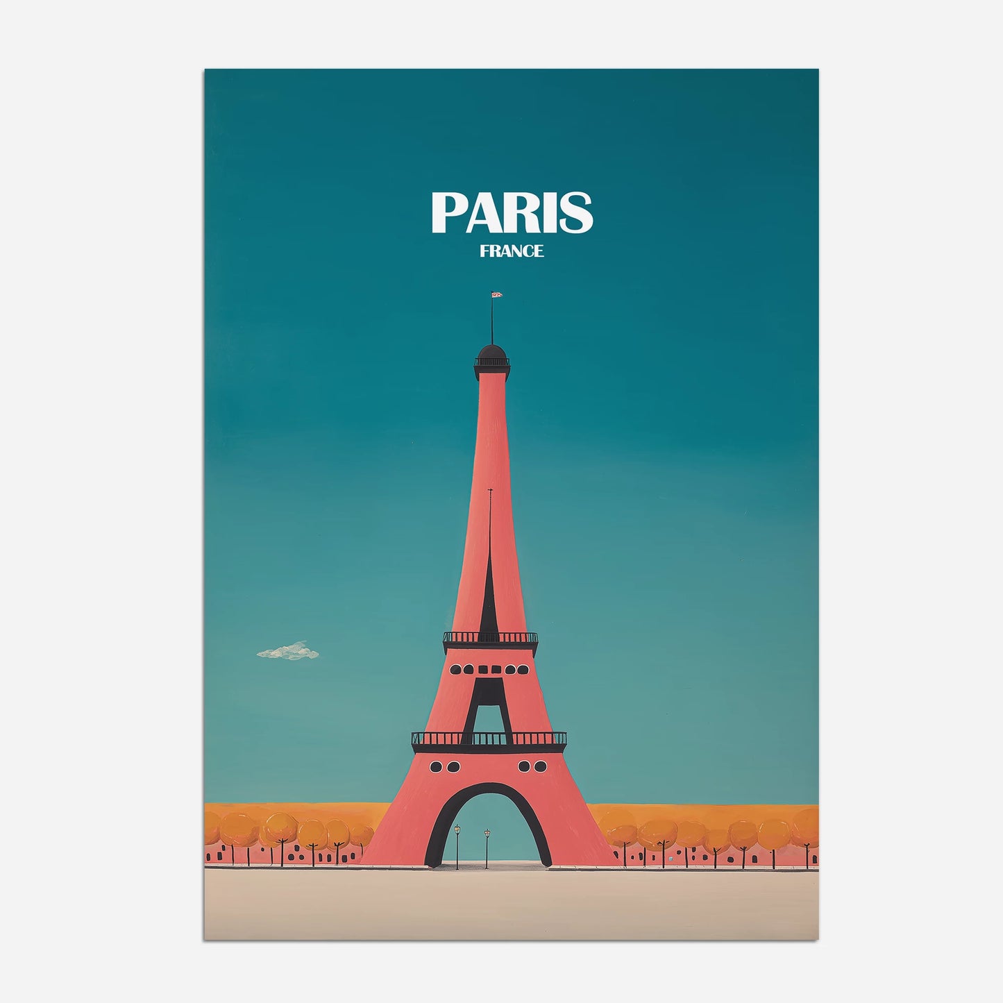 Paris France Europe Travel Poster