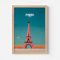 Paris France Europe Travel Poster