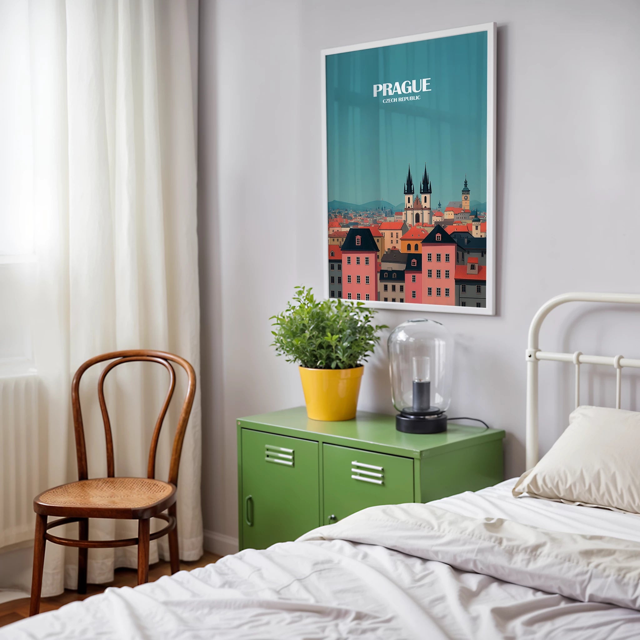 Prague Czech Republic Europe Travel Poster