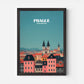 Prague Czech Republic Europe Travel Poster