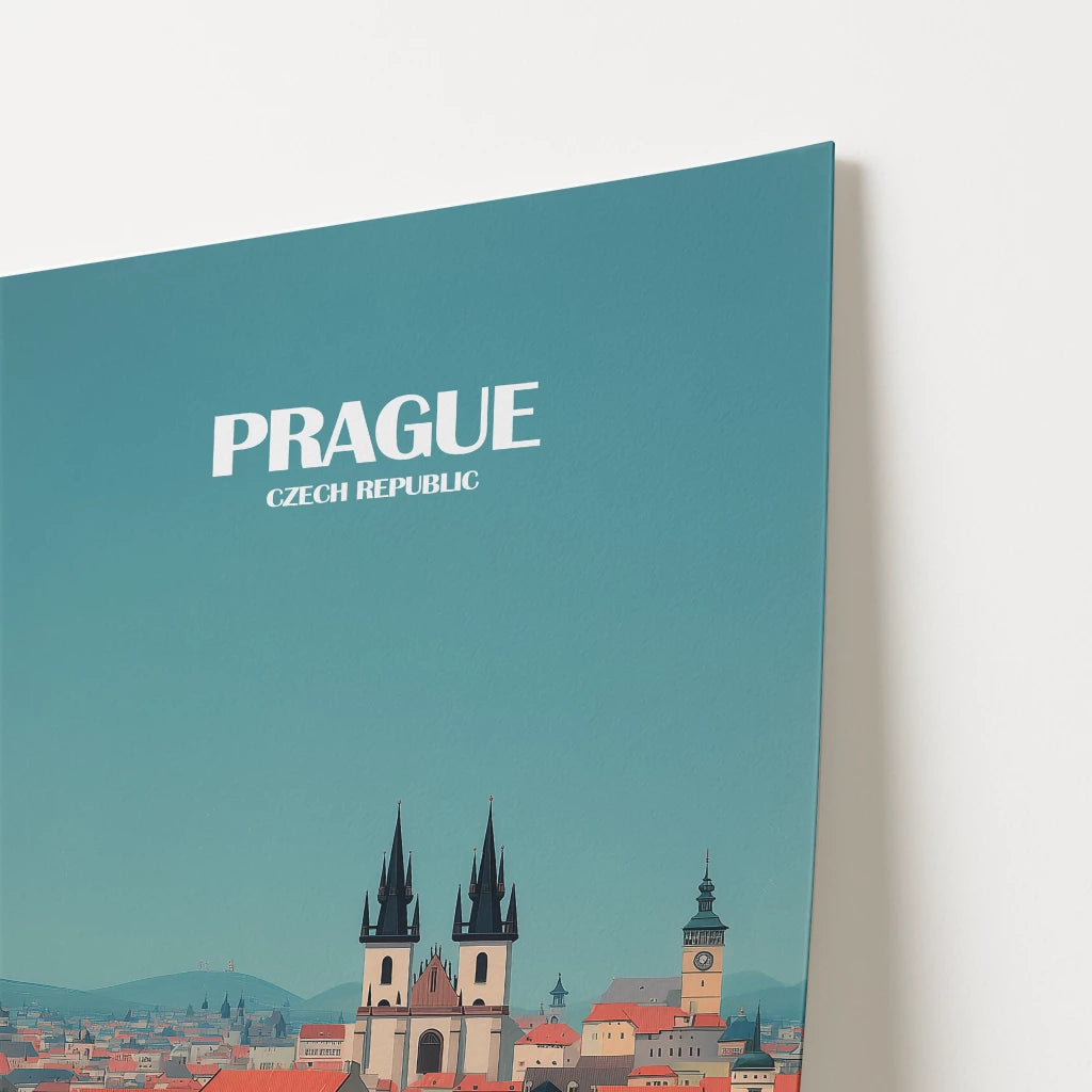 Prague Czech Republic Europe Travel Poster