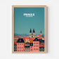 Prague Czech Republic Europe Travel Poster