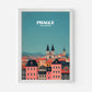 Prague Czech Republic Europe Travel Poster