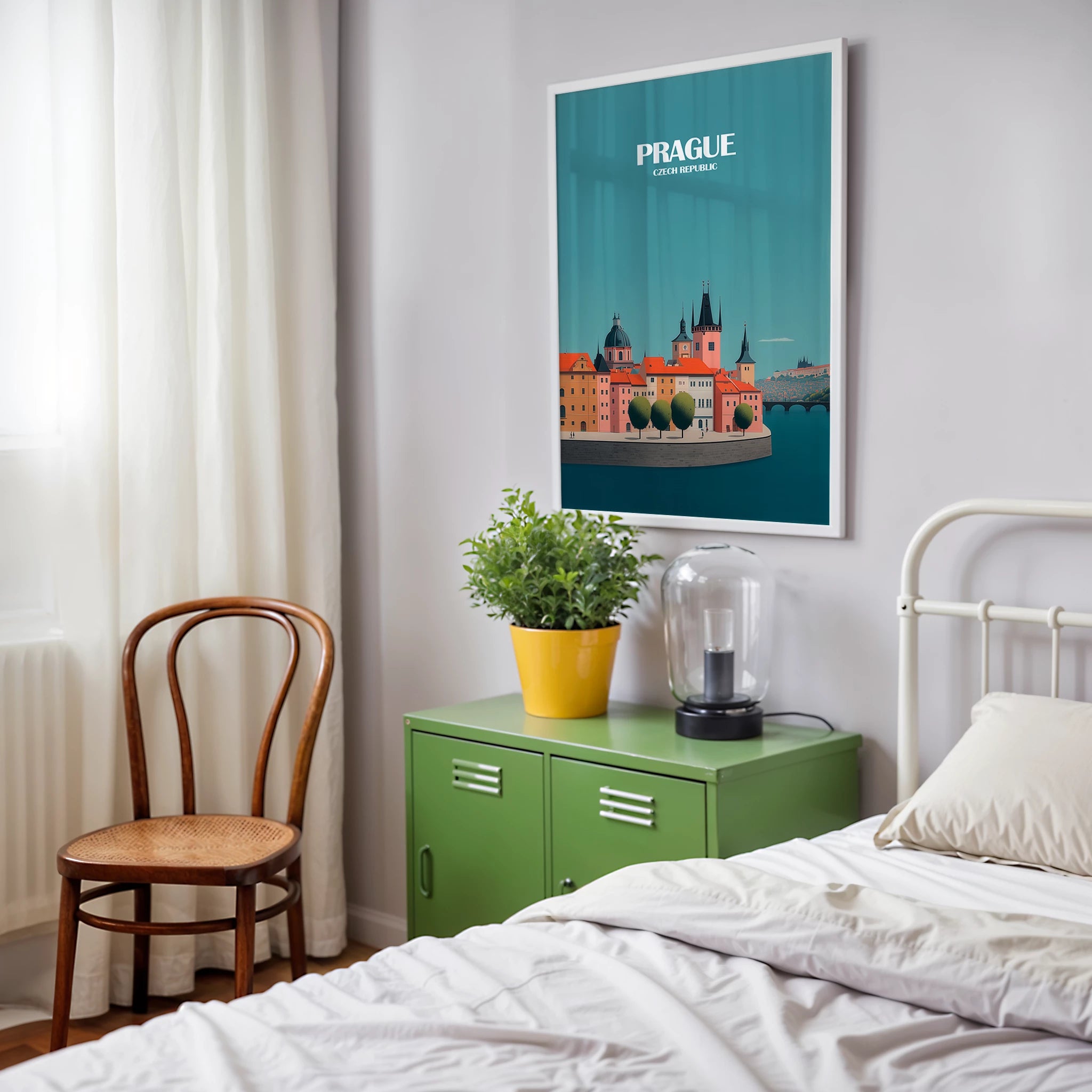 Prague Czech Republic Europe Travel Poster