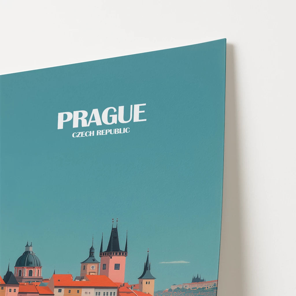 Prague Czech Republic Europe Travel Poster