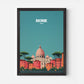 Rome Italy St Peter's Basilica Europe Travel Poster