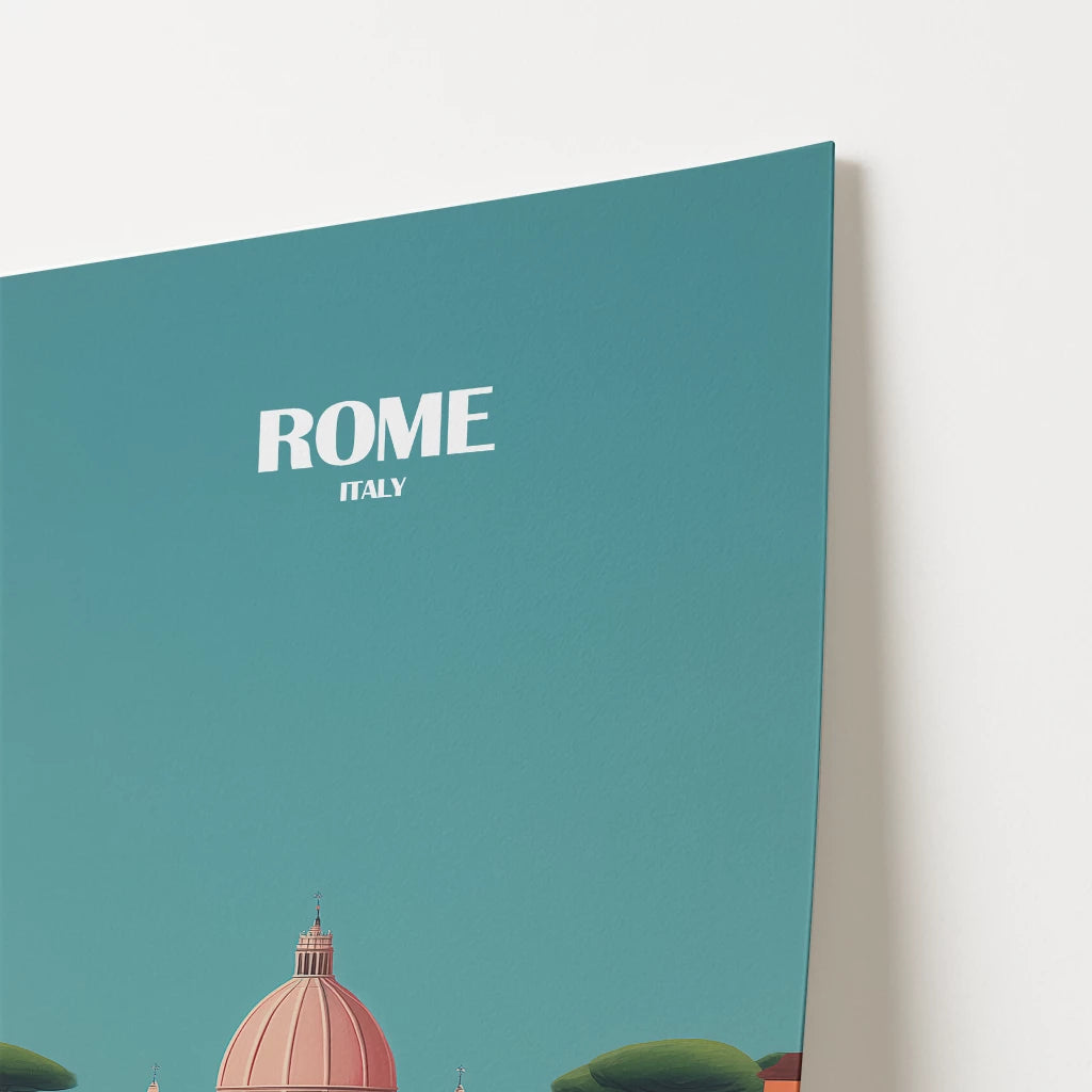 Rome Italy St Peter's Basilica Europe Travel Poster