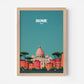 Rome Italy St Peter's Basilica Europe Travel Poster