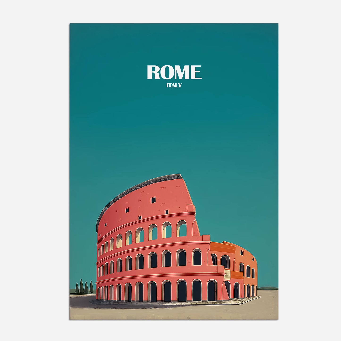 Rome Italy Europe Travel Poster